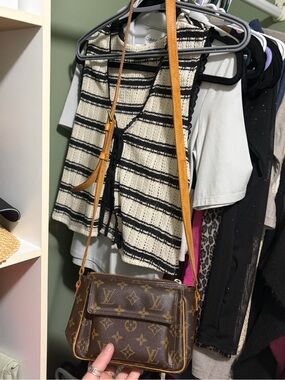 Louis Vuitton Monogram Crossbody Bag in Brown and Caramel VIVA CITE PM